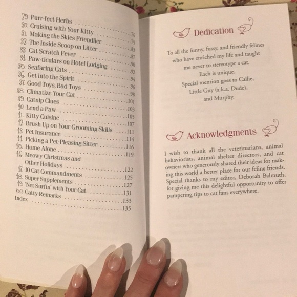The book “50 simple ways to pamper your CAT”. - Picture 4 of 8